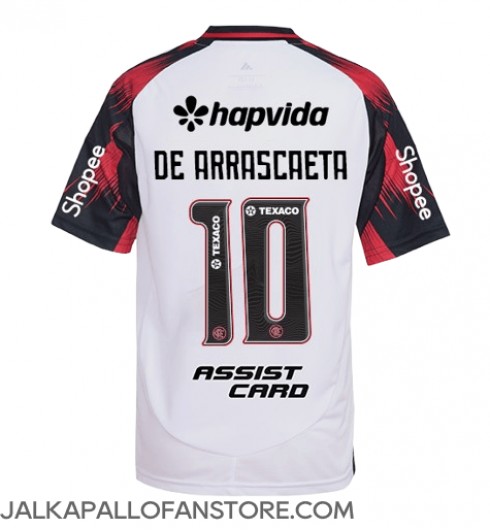 Flamengo Giorgian de Arrascaeta #10 Vieraspaita 2025-26 Lyhythihainen Flamengo Giorgian de Arrascaeta #10 Vieraspaita 2025-26 Lyhythihainen